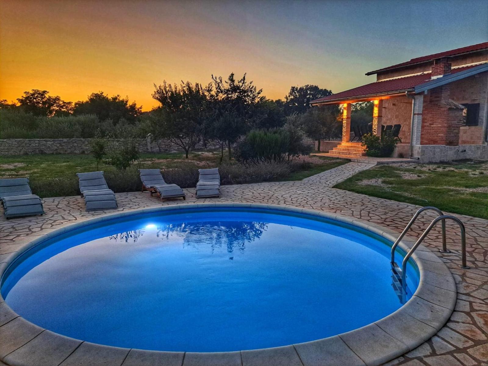 Villa Stone Pearl With Heated Swimming Pool Sveti Filip i Jakov Dış mekan fotoğraf