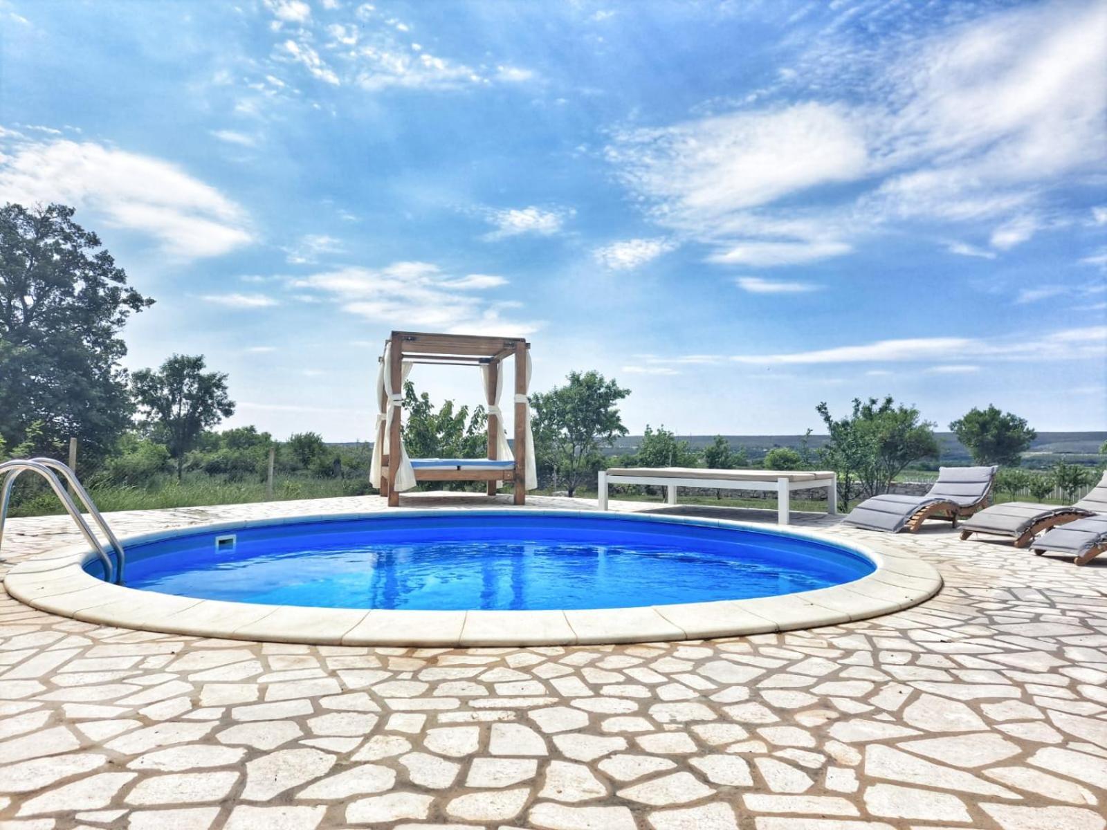 Villa Stone Pearl With Heated Swimming Pool Sveti Filip i Jakov Dış mekan fotoğraf